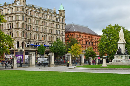 Belfast; Northern Ireland - September 15 2022: the picturesque cityのeditorial素材
