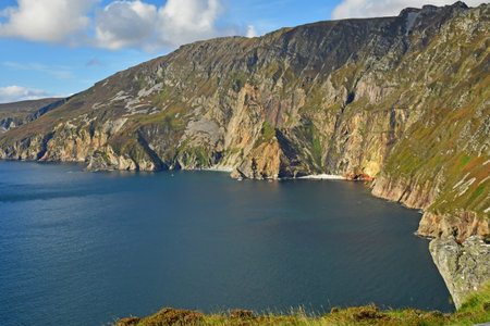 county of Donegal, Ireland - September 15 2022: the Slieve Leagueの写真素材