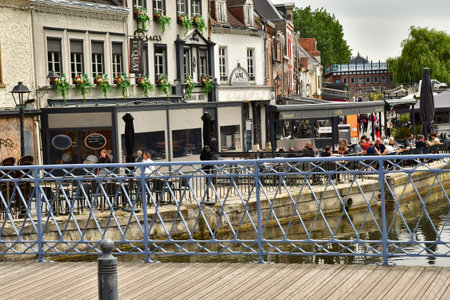 Amiens; France - June 20 2024: the city centerのeditorial素材