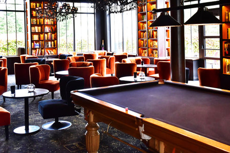 Le Touquet Paris Plage; France - April 20, 2024: the Grand Hotel loungeのeditorial素材