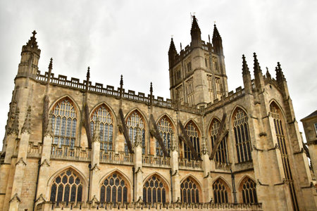 Bath; England - May 30 2024: the abbeyのeditorial素材