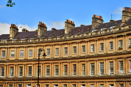 Bath; England - May 30 2024: the Circusのeditorial素材