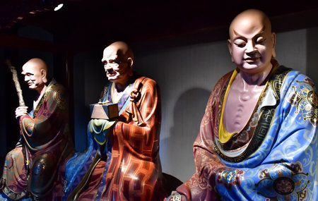 Fengdu County; China - November 6 2024: the Gost Cityのeditorial素材