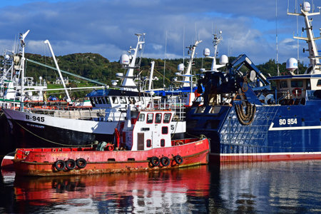 Killybegs, Ireland - September 15 2022: the fishing porのeditorial素材