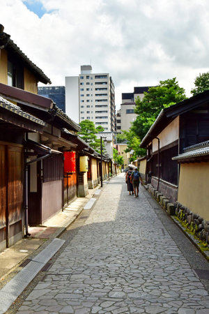 Kanazawa; Japan - August 22 2024: Nagamachi, the samurai districtのeditorial素材