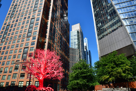 New York City, USA - September 9 2023: the High Lineのeditorial素材