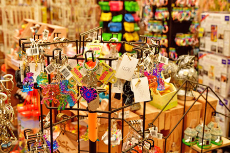 Sarlat la Caneda; France - October 7, 2023 : gift shop