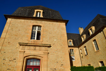 Sarlat la Caneda; France - October 7 2023: the picturesque old cityのeditorial素材