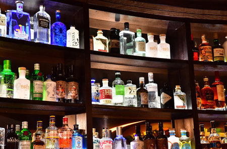 Le Touquet Paris Plage; France - April 20, 2024: the Grand Hotel bar