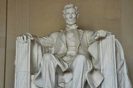 Washington DC, USA - September 7 2023: The Lincoln Memorial