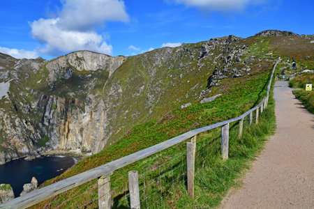 county of Donegal, Ireland - September 15 2022: the Slieve Leagueの写真素材