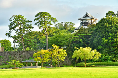 Kanazawa; Japan - august 22 2024: the castleのeditorial素材