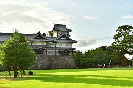 Kanazawa; Japan - august 22 2024: the castleのeditorial素材