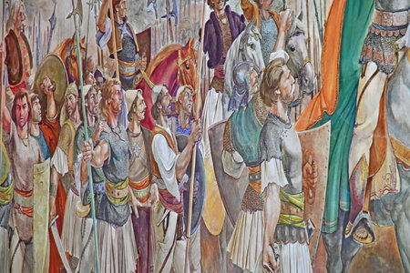 Tirana; Albania - August 29 2022: the National Historical Museum