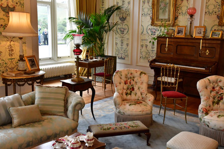 Kylemore, Ireland - September 15 2022: the Kylemore abbeyのeditorial素材