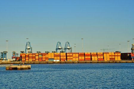 Gran Canaria, Canary Islands - March 15 2024: the port of Las Palmas