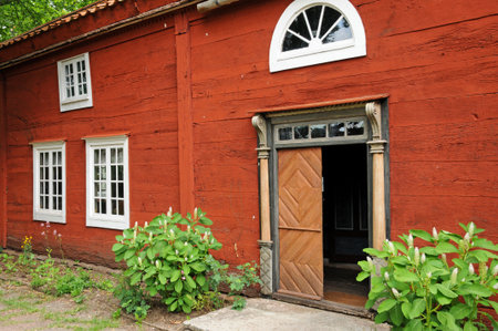 Himmelsberga, Sweden - June 26 2011: the picturesqueのeditorial素材