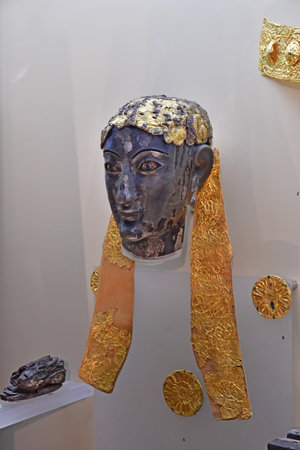 Delphi; Greece - August 31 2022: the archaeological museum