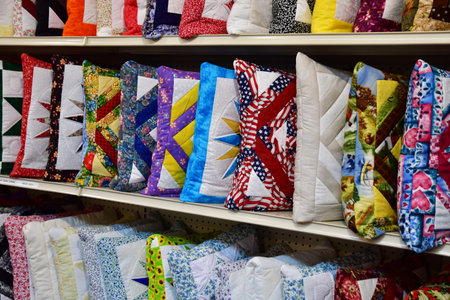 Lancaster, USA - September 2023: gift shop of the Amish farm and houseのeditorial素材