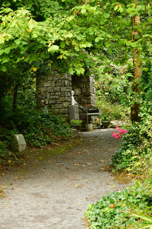 Sligo, Ireland - September 15 2022: the Tobernalt Holy Wellのeditorial素材