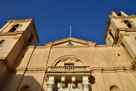 Valetta, Republic of Malta - March 11 2025: the Saint John Co-Cathedralのeditorial素材