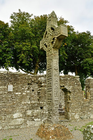 Drogheda; Ireland - September 15 2022: the Monasterboiceのeditorial素材