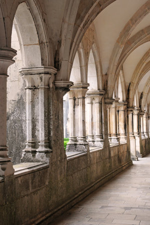 Batalha, Portugal - July 3 2010: the picturesque monasteryのeditorial素材