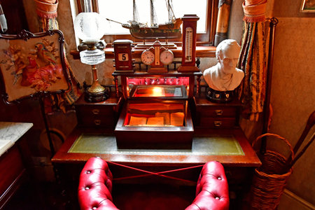 London; England - May 28 2023: The Sherlock Holmes museum in Baker street