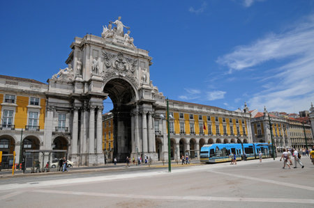 Lisbon, Portugal - July 3 2010: the picturesque city
