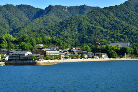 Miyajima; Japan - August 10 2024: the sacred islandのeditorial素材