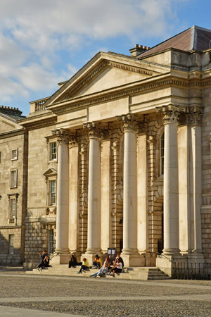 Dublin,Ireland - September 15 2022: the Trinity college Dublinのeditorial素材