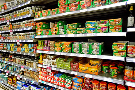 London; England - May 28 2023: supermarket in The Finchley roadのeditorial素材