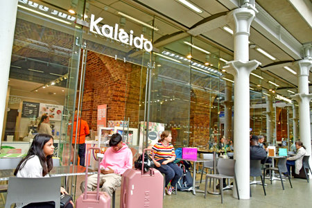 London; England - May 28 2023: The London St Pancras International stationのeditorial素材