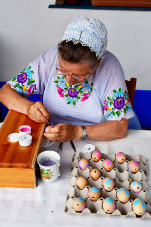 Kalocsa, Hungary - June 26 2023: the farmer houseのeditorial素材