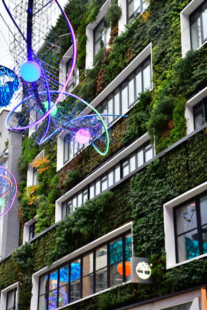 London, England - December 15 2023: the Carnaby streetのeditorial素材