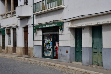 Pinhao, Portugal - March 25 2022: the historical village centerのeditorial素材