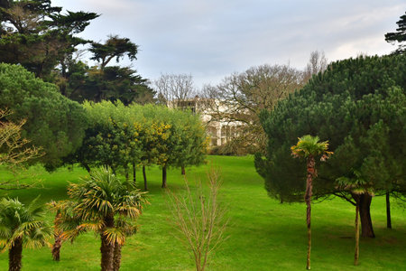 La Baule Escoublac, France - January 2, 2025: estate in city centerのeditorial素材