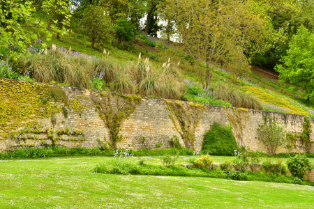 Medan; France - April 28 2024: the renaissance castleのeditorial素材