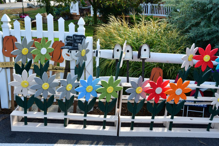 Lancaster, USA - September 2023: gift shop of the Amish farm and houseのeditorial素材