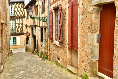 Le Mans; France - May 29 2025: the picturesque old cityのeditorial素材