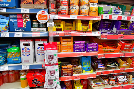 London; England - February 20 2025: store in the Gospel Oak districtのeditorial素材