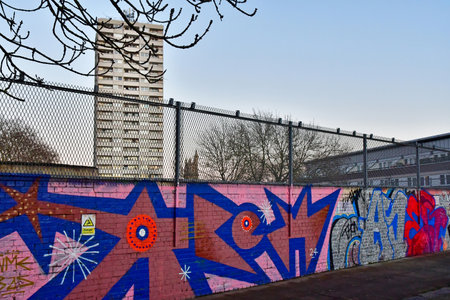 London; England - February 20 2025: the Gospel Oak districtのeditorial素材