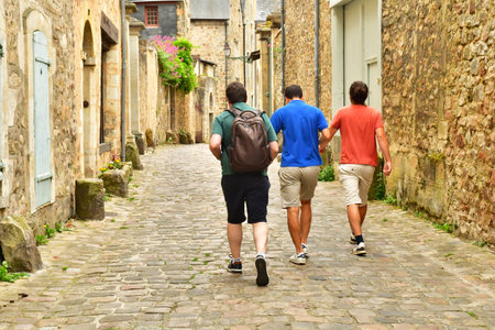 Le Mans; France - May 29 2025: the picturesque old cityのeditorial素材