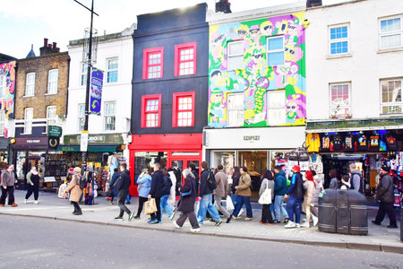 London; England - February 20 2025: the Camden districtのeditorial素材