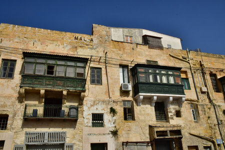 Valetta, Republic of Malta - March 11 2025: the historical cityのeditorial素材