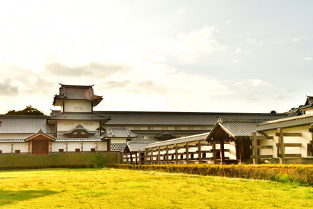 Kanazawa; Japan - august 22 2024: the castleのeditorial素材