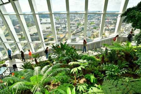 London; England - May 23 2024: the Walkie Talkie in the City of Londonのeditorial素材