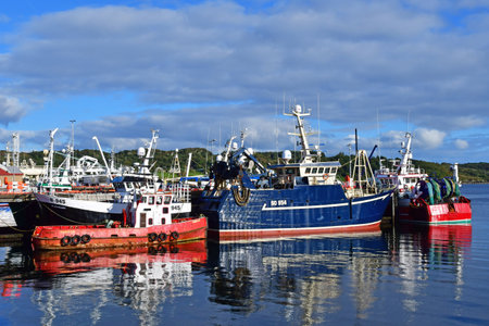 Killybegs, Ireland - September 15 2022: the fishing portのeditorial素材