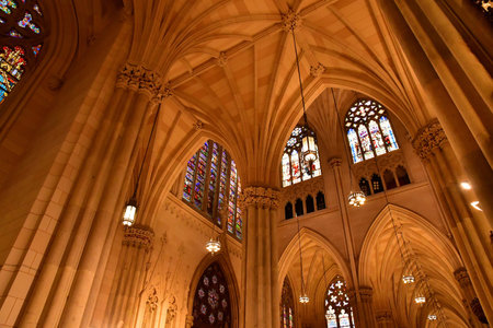 New York City; USA - September 9 2023: the Saint Patrick cathedralのeditorial素材