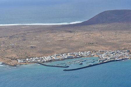 Lanzarote, Canary Islands - March 15 2024: the Mirador del Rioの写真素材
